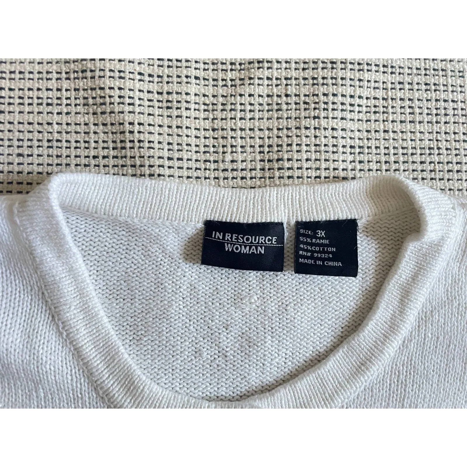 Vtg Bobbie Brooks Teddy Bear 3X Christmas Cardigan Cream Holiday Sweater Gifts Red - Image 4