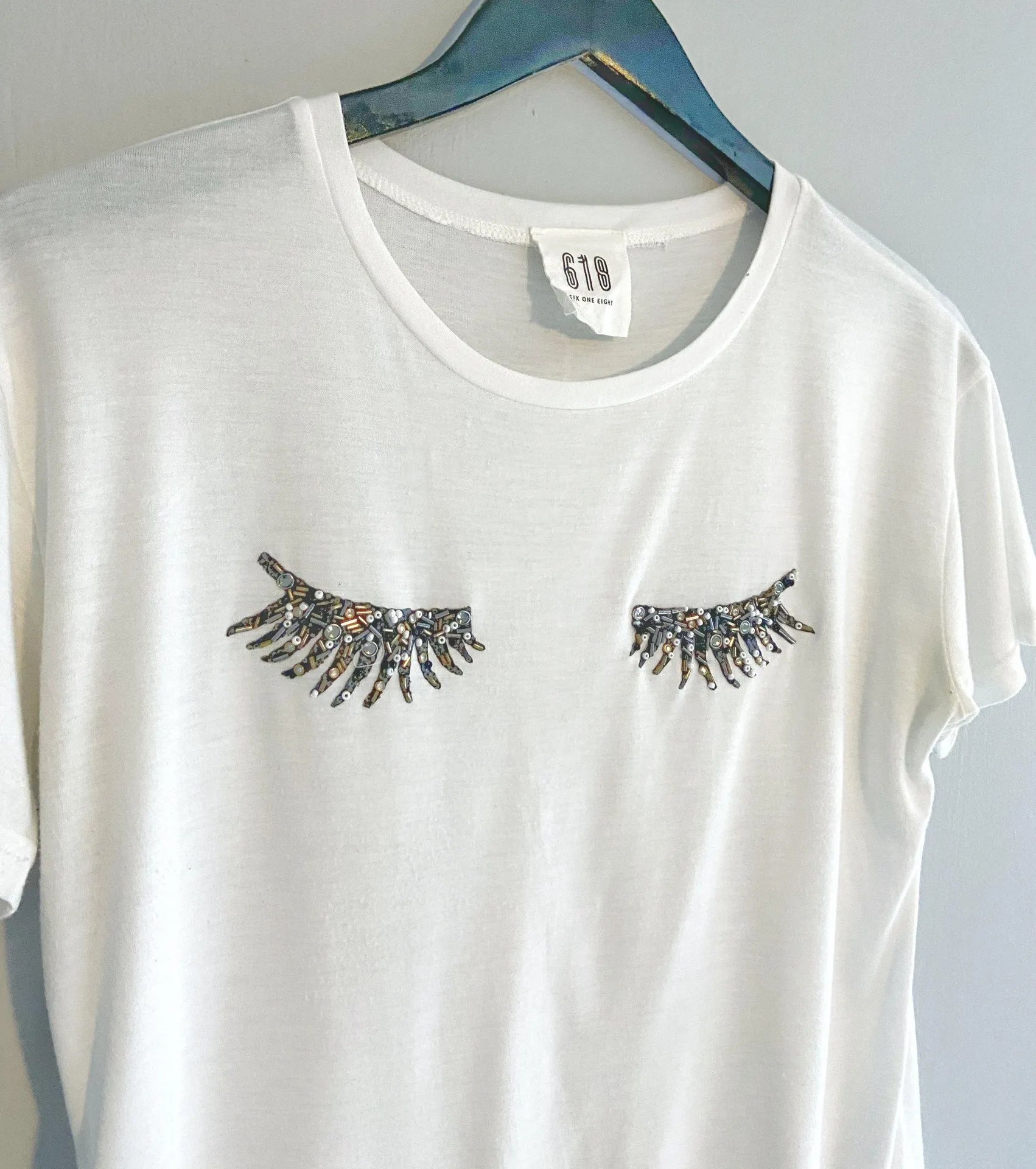 Beaded Eyelash Tee - Image 2