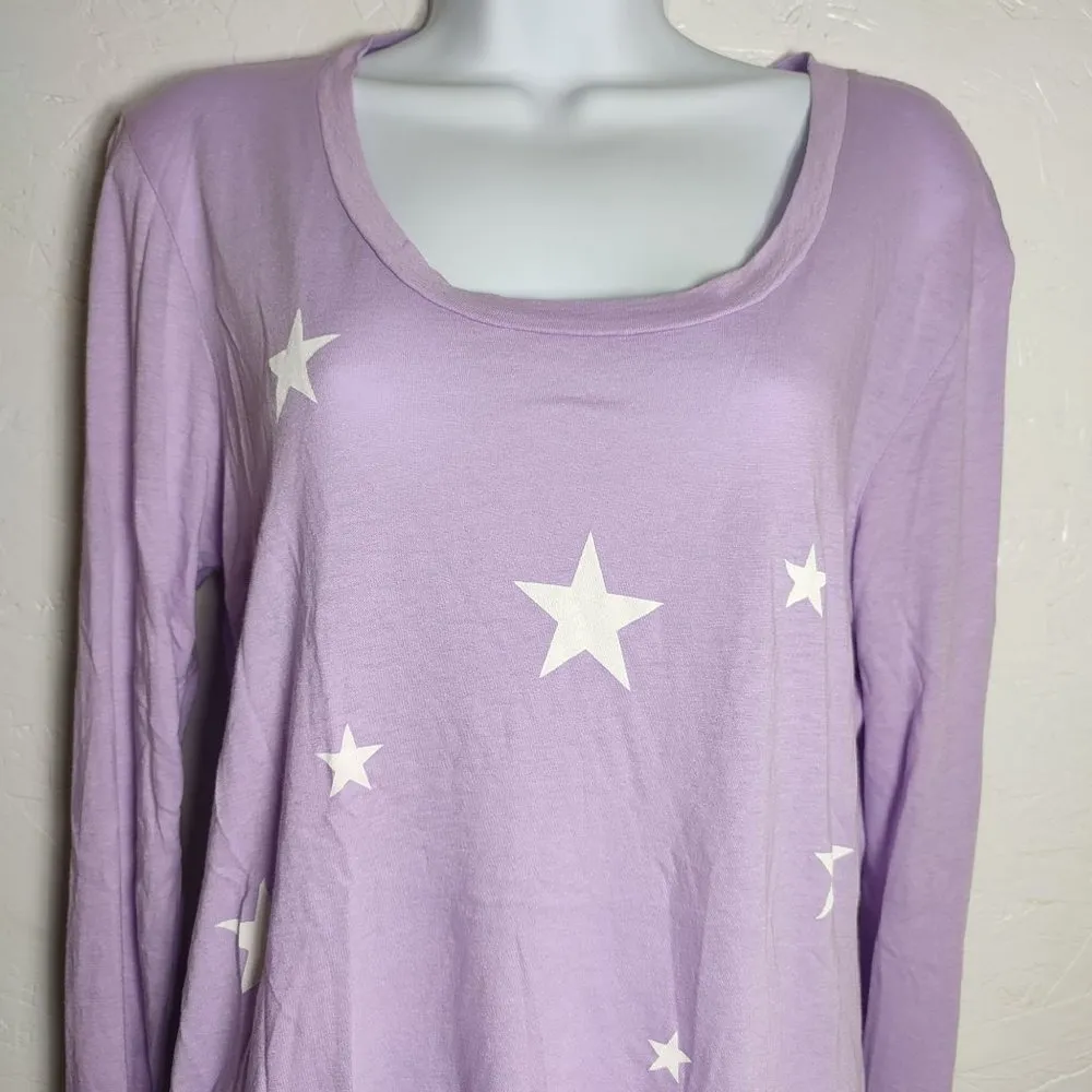 Sundry Lilac Top Stars Print size 2 M - Image 4