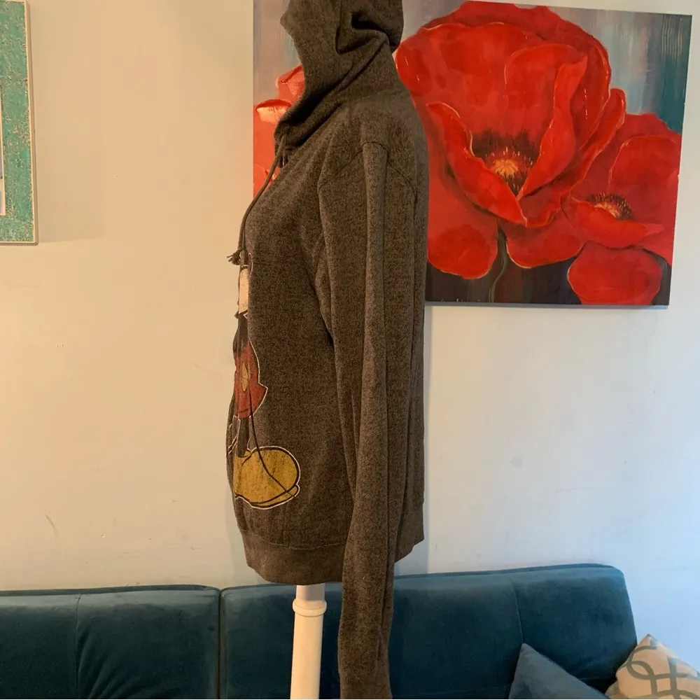 Disney Parks Mickey Mouse Zip Up Hoodie Size S Small Top - Image 3