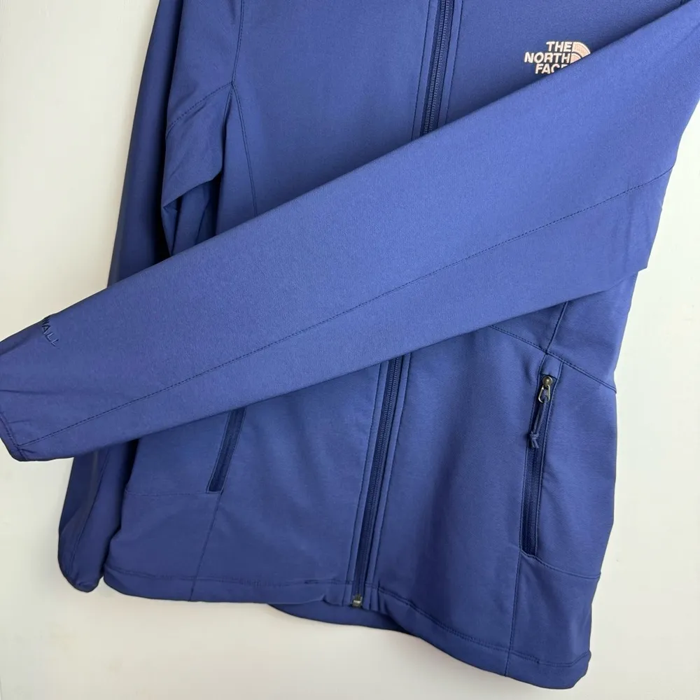 The North Face Womens Canyonwall Windwall Soft Shell Jacket Sz Small Purple - Image 11