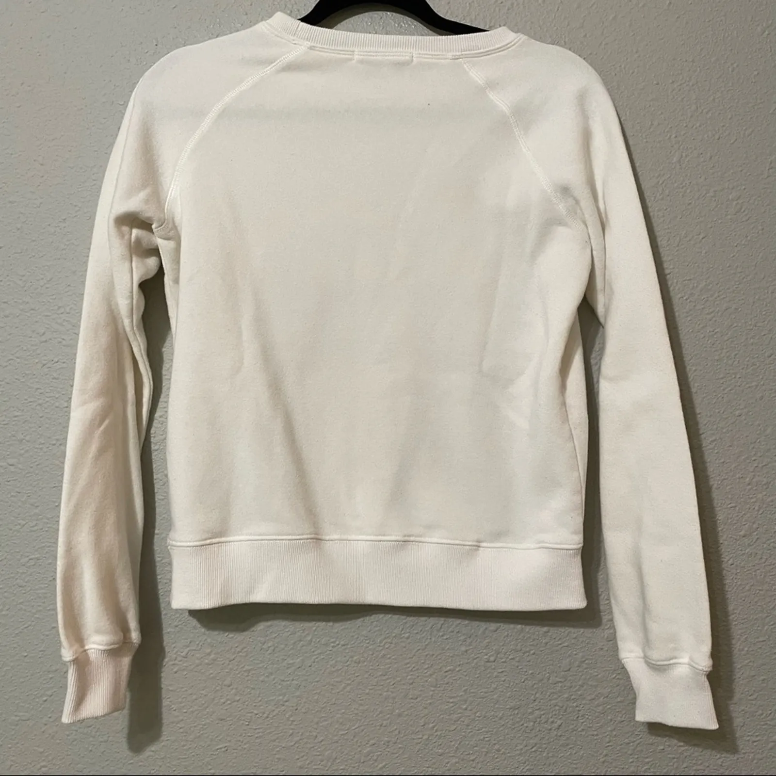 Rebecca Minkoff Cream Girl Power Print Pullover Sweatshirt XS Womens Graphic - Image 7