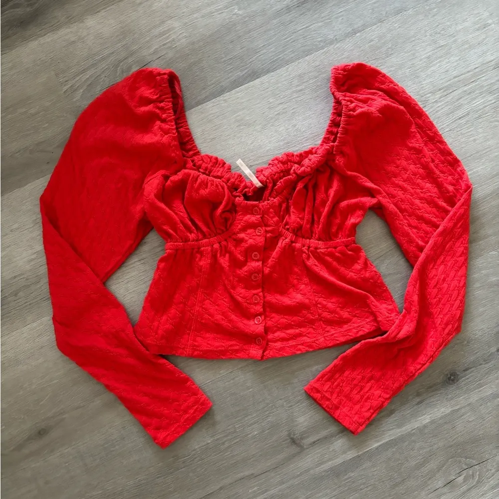 Free people long sleeve corset top - Image 2