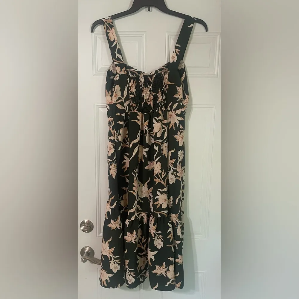 Maurice's Green Floral Sundress Size L Wedding Guest Back To School Summer - Image 5