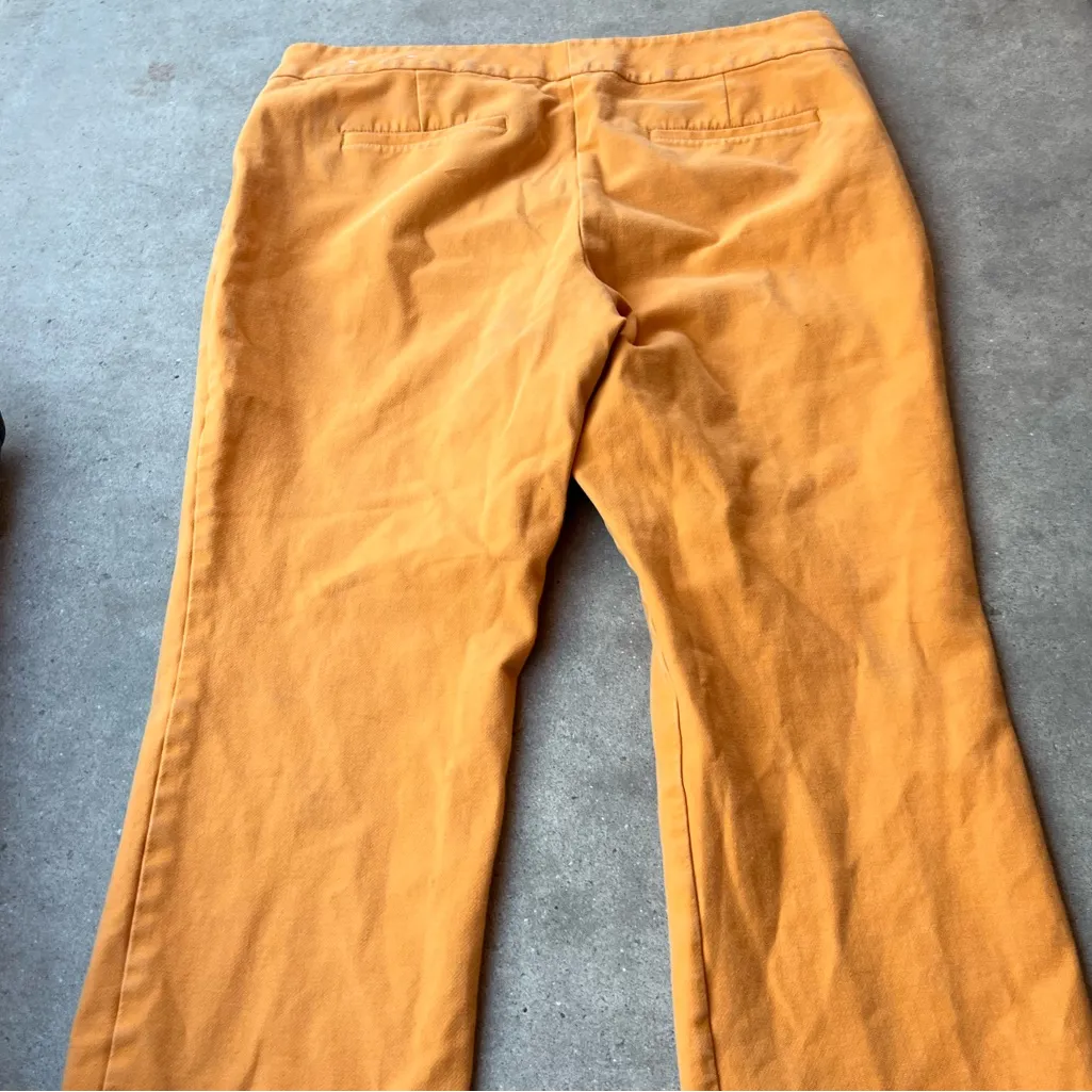 Ann Taylor factory womens Elegant Orange Women's business dress Pants Sz 14 - Image 10