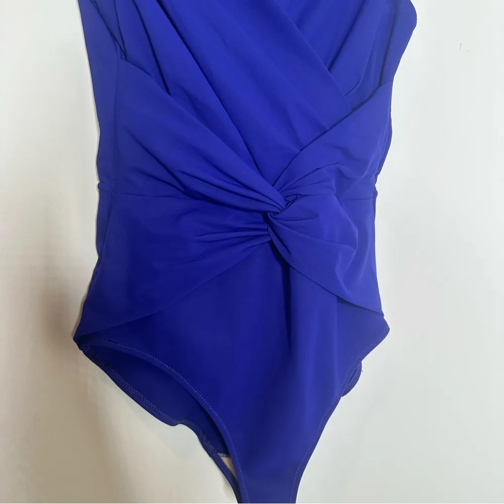 Chiara Boni La Petite Robe Filly Knot-Front One-Piece Swimsuit - Image 3