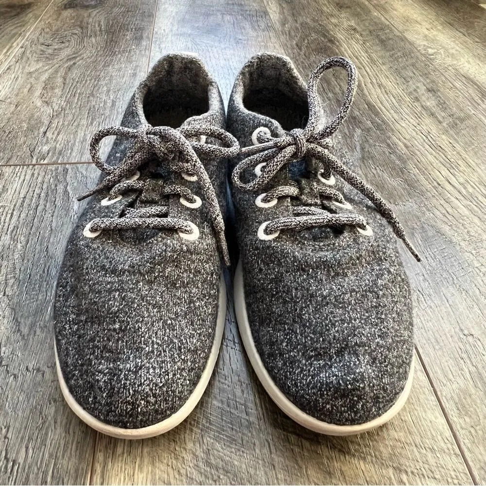 Allbirds Women’s Wool Runners Size 9 Charcoal Grey Athletic Shoes - Image 9