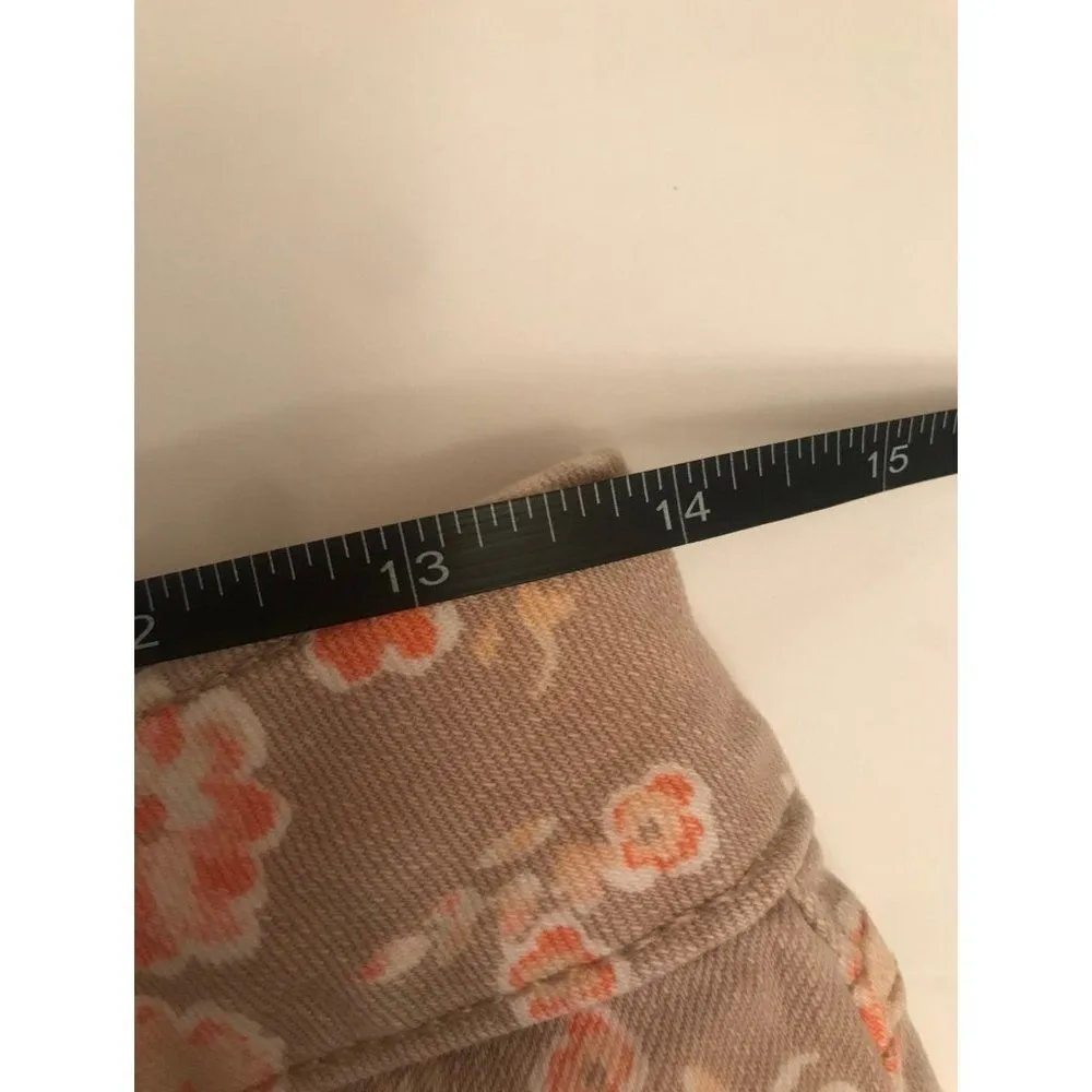 Lauren conrad ladies casual denim floral shorts size 4 - Image 6