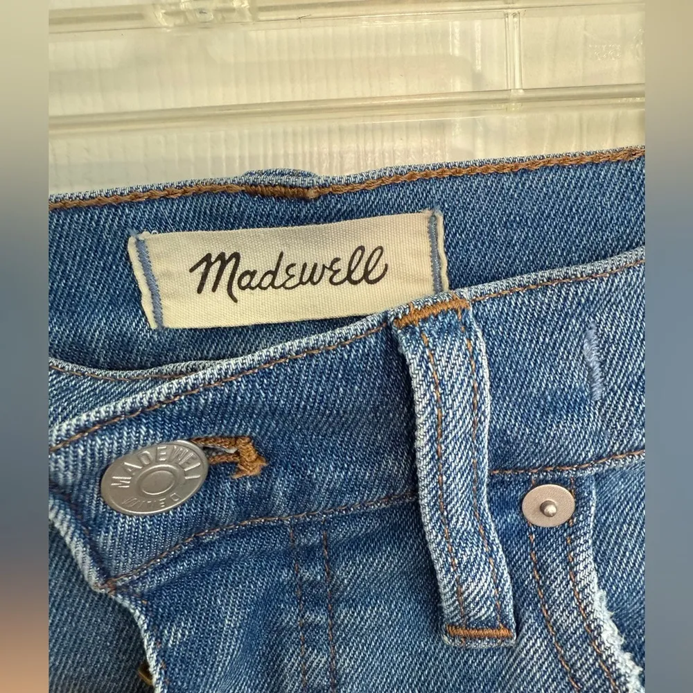 NWT Madewell 10" High-Rise Skinny Crop Jeans in Sheffield Wash, size 27 - Image 4