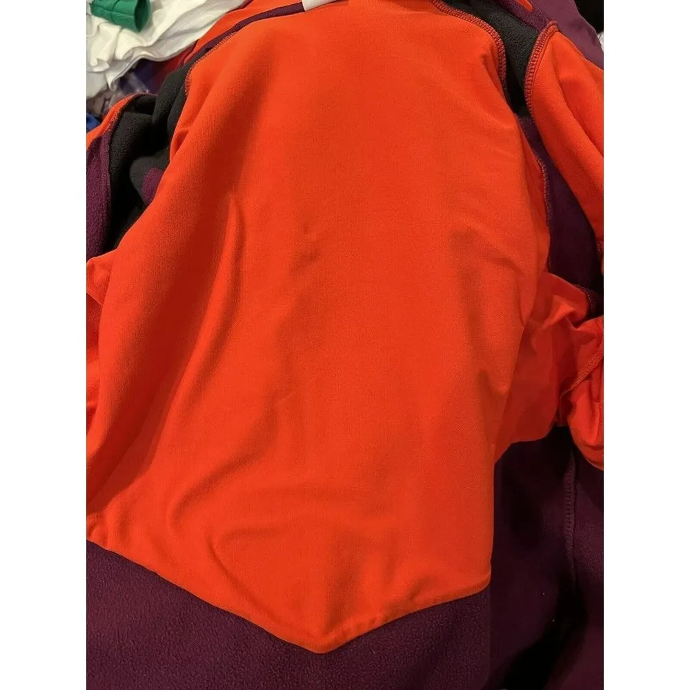 Nike Womens Hyper Elite Jacket Long Sleeve‎ Purple Orange Full Zip Size Large - Image 6