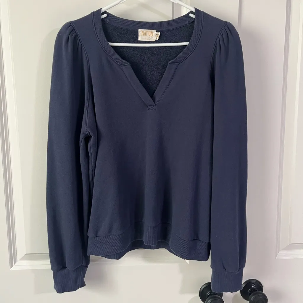 Nation Ltd Asher Cutaway Sweater- Size Medium - Image 2