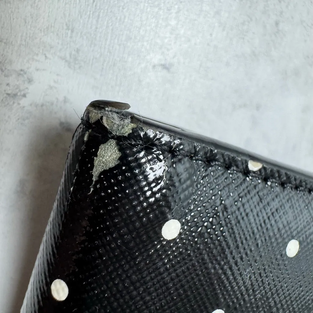 Kate Spade Eliza Wallet Wristlet Black Polka Dot - Image 7