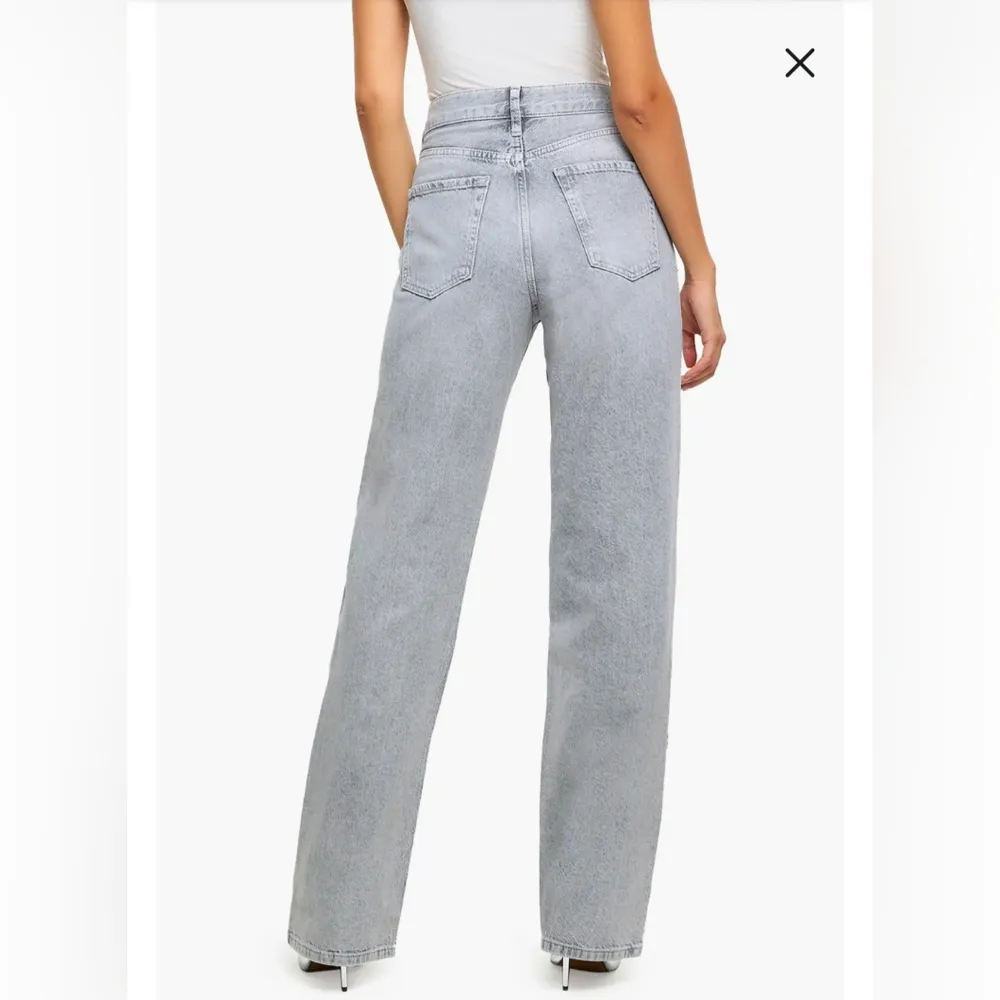 River Island Evelyn Crystal Embellished Rigid Straight Jeans Sz 4 *Flaw* - Image 3