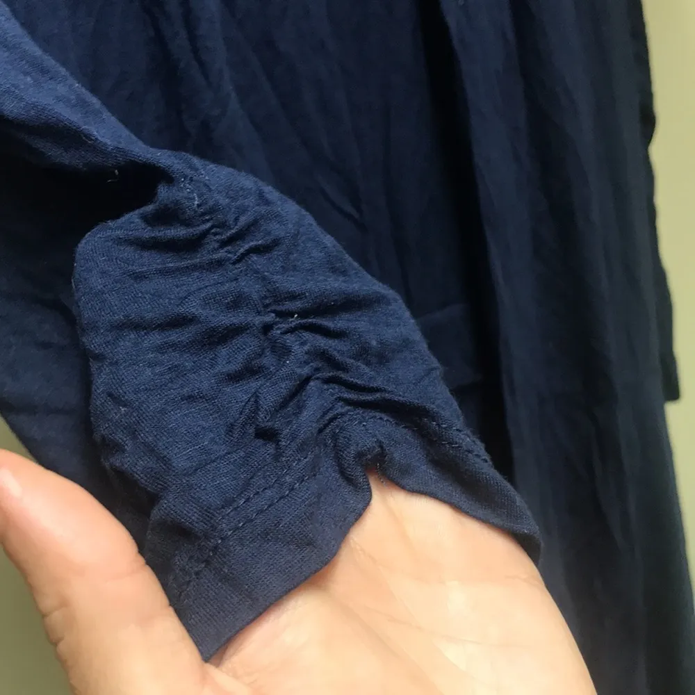 AB Studio navy handkerchief hem light cardigan - Image 7