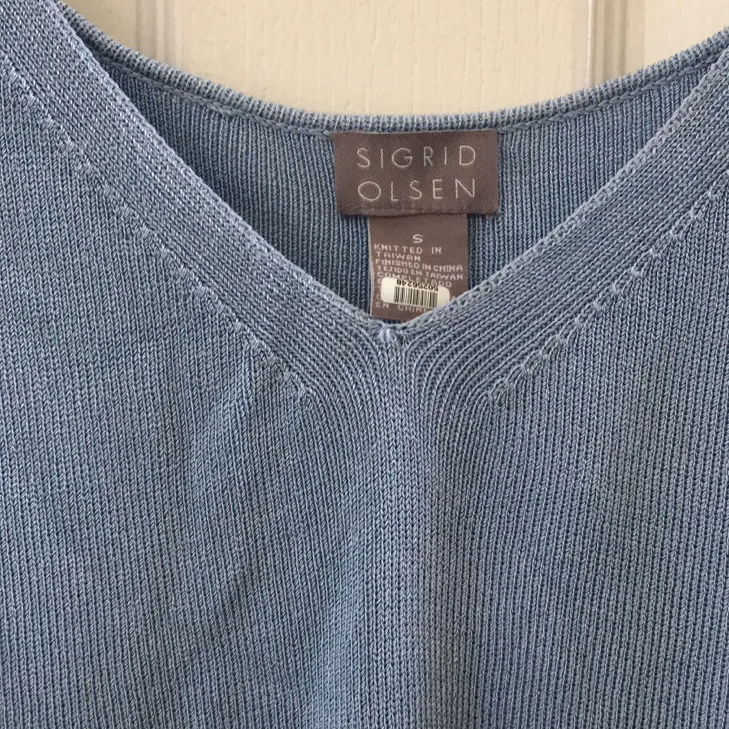 FINAL MARKDOWN Sigrid Olsen tank style top small - Image 2