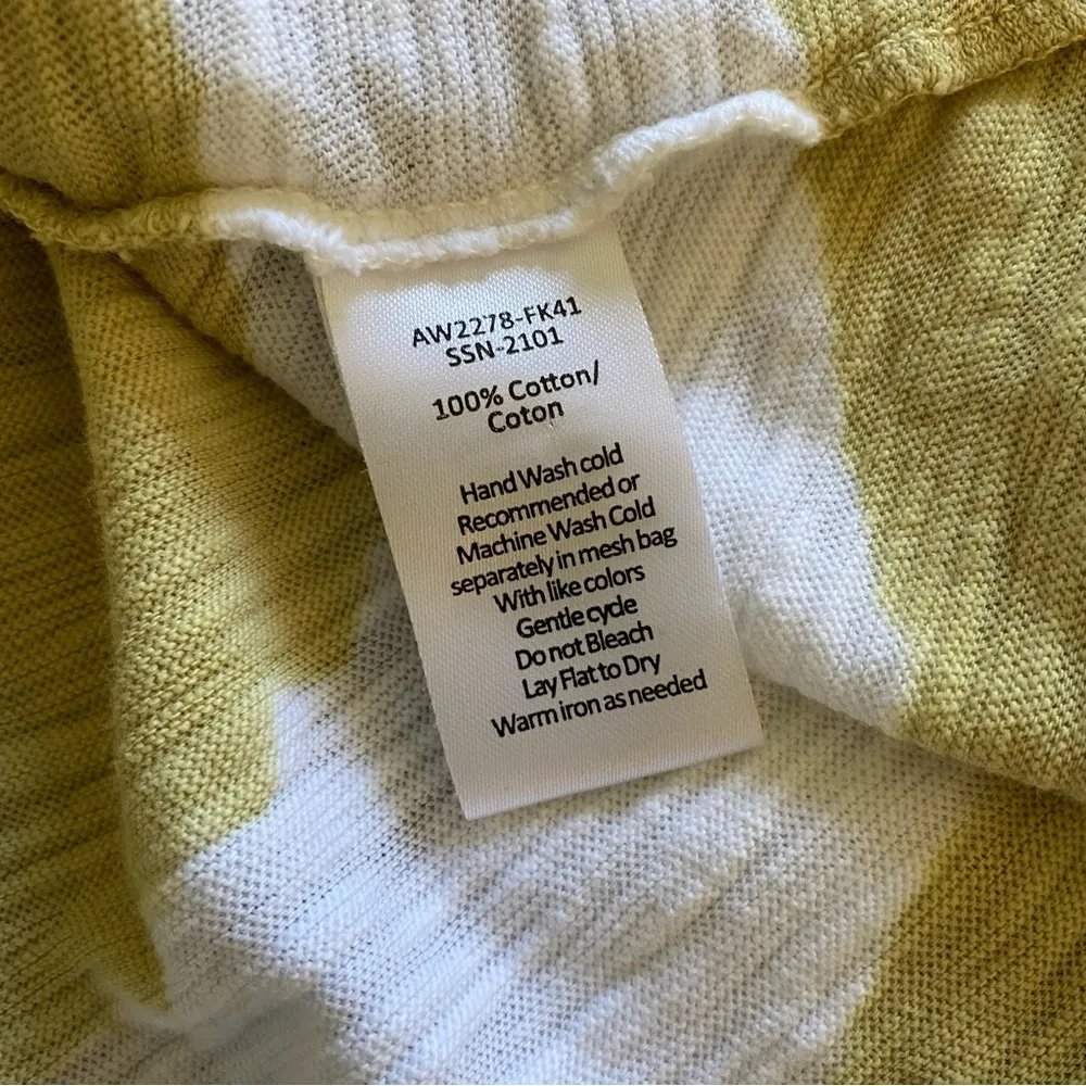 ATM Anthony Thomas Melillo dress cotton slub jersey v neck long sleeve size s/p - Image 5