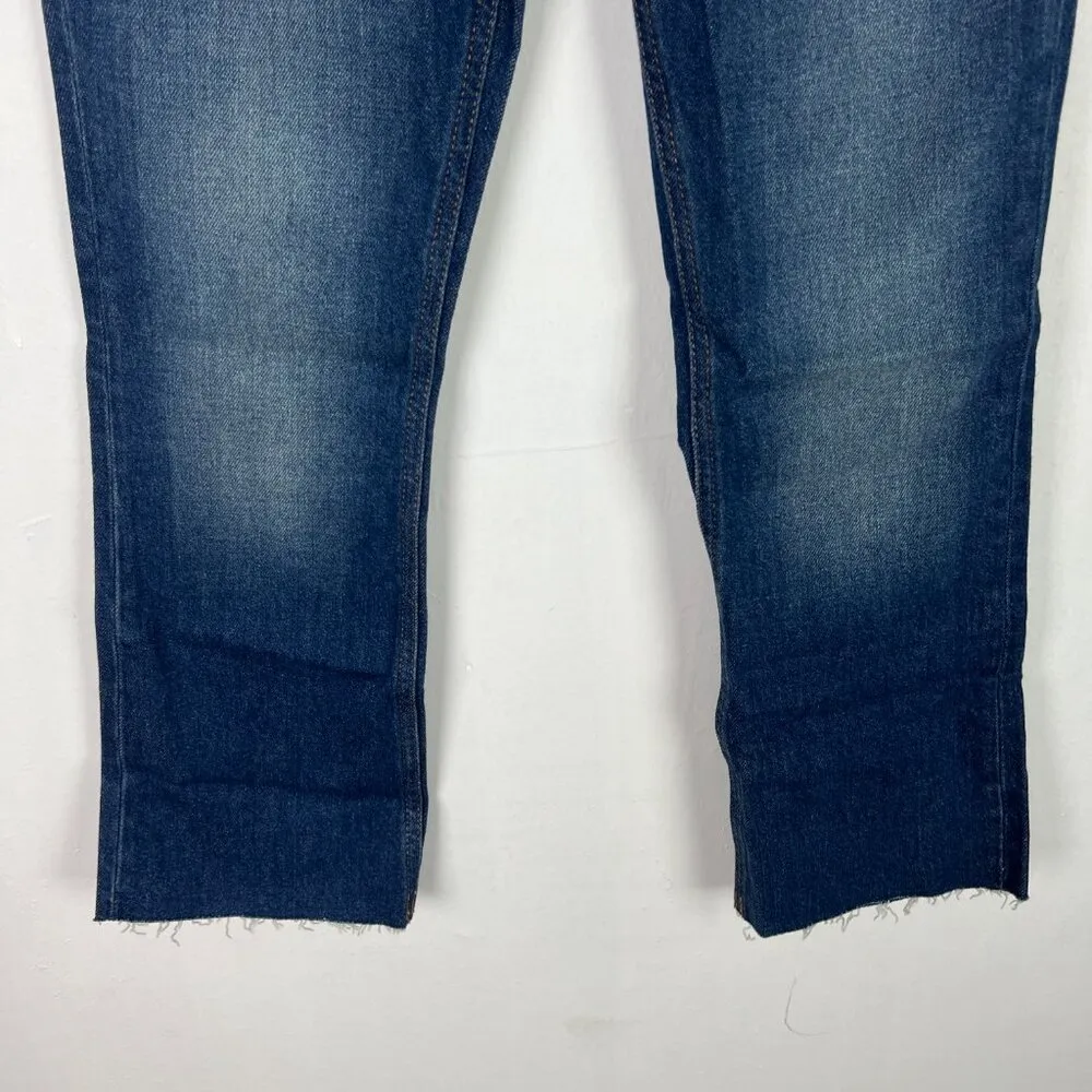 NWT J. Crew 9" Billie Mid-Rise Demi-Boot Crop Jean Lantern Wash Raw Hem Size 23 - Image 3