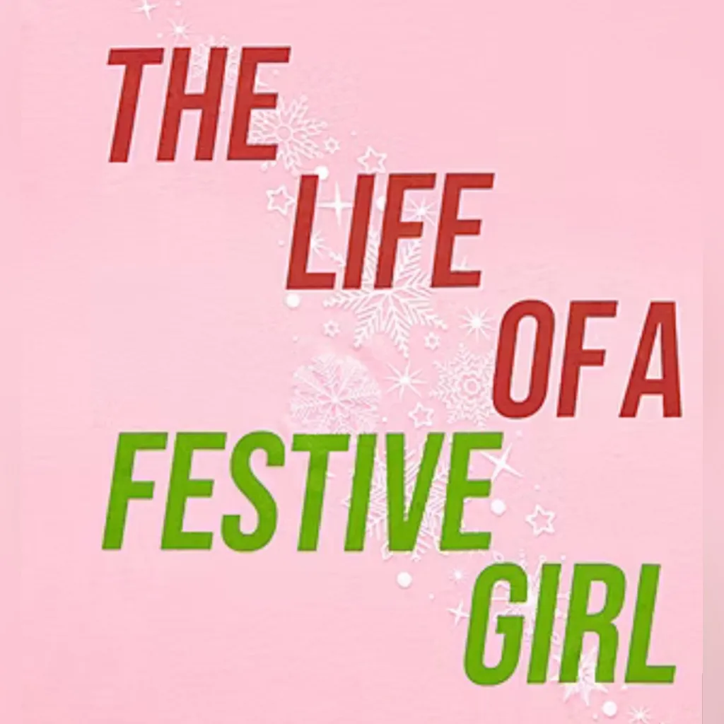 Taylor Swift Inspo The Life of a Showgirl Graphic Oversize Tee Junior,Size L,NWT - Image 3