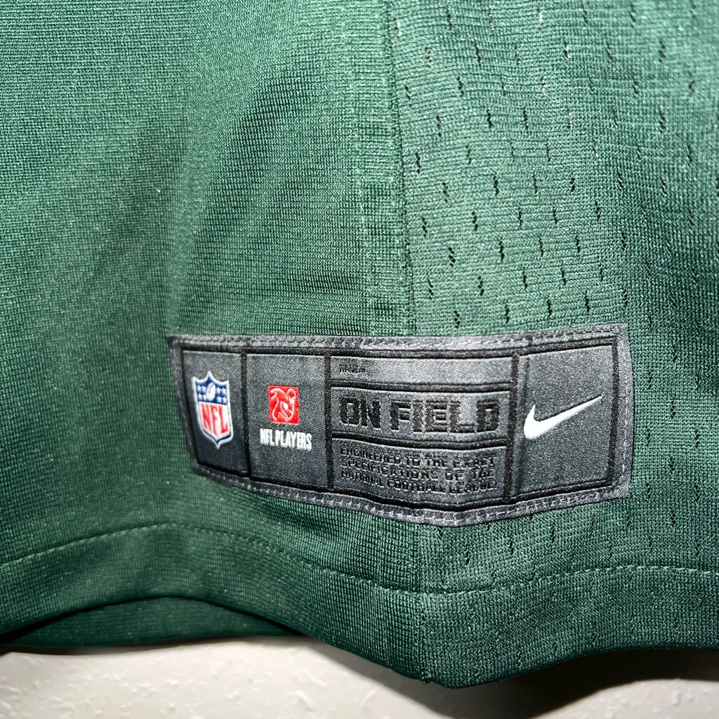 NFL Green‎ Bay Packers Green and Yellow Relaxed Fit Jersey - Image 5