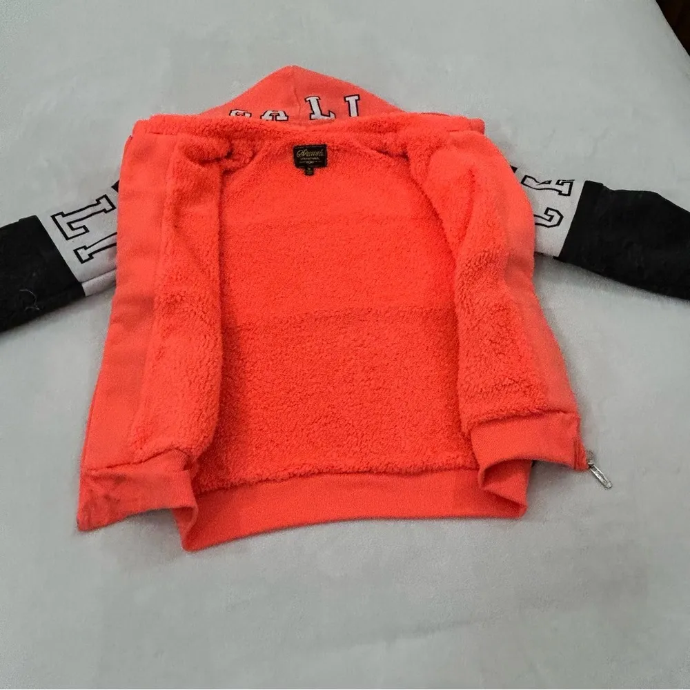 Special One By Rock Revolution Cali Love Peach Zip Up Hoodie Sweatshirt Womens M - Image 6