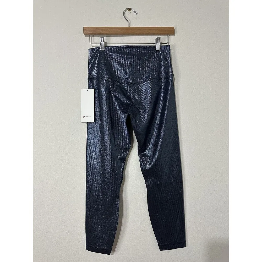 Lululemon Align High Rise Ribbed Pant 28” Shine RARN Size 14 NWT - Image 2