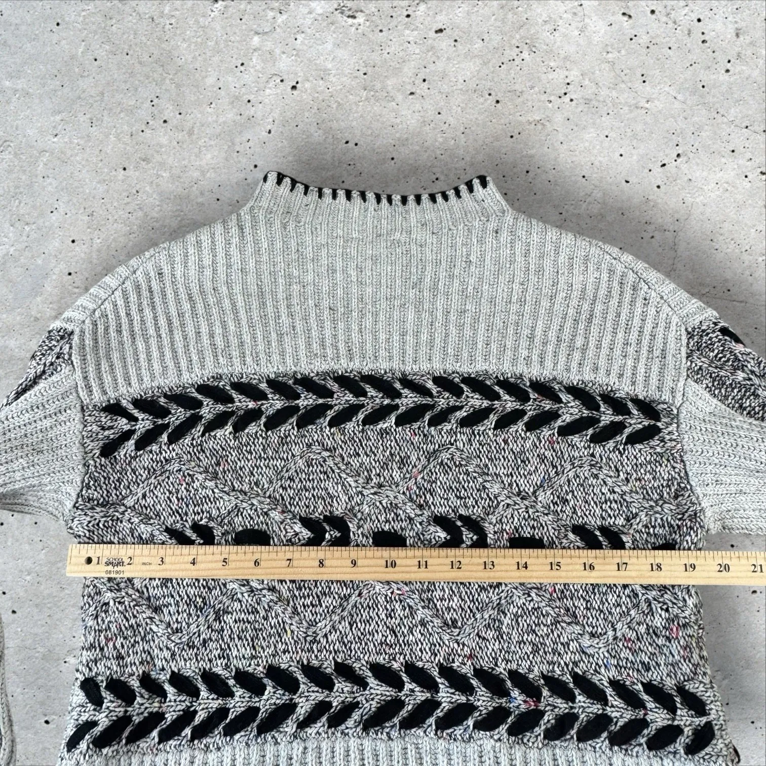 RAILS RAINI HEATHER CABLE KNIT PULLOVER JUMPER SWEATER SIZE S‎ - Image 10