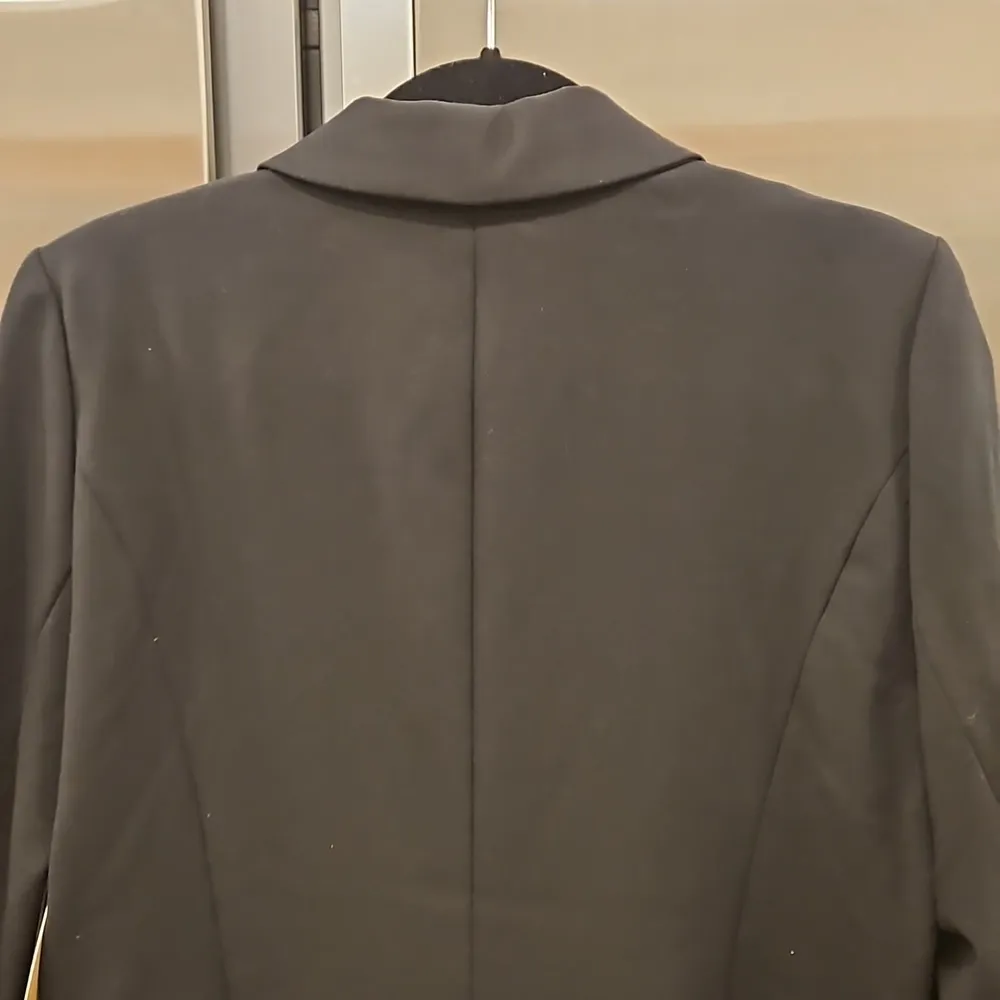 💕HALOGEN💕 Double Breasted Stretch Blazer ~ Black Medium M NWT - Image 12