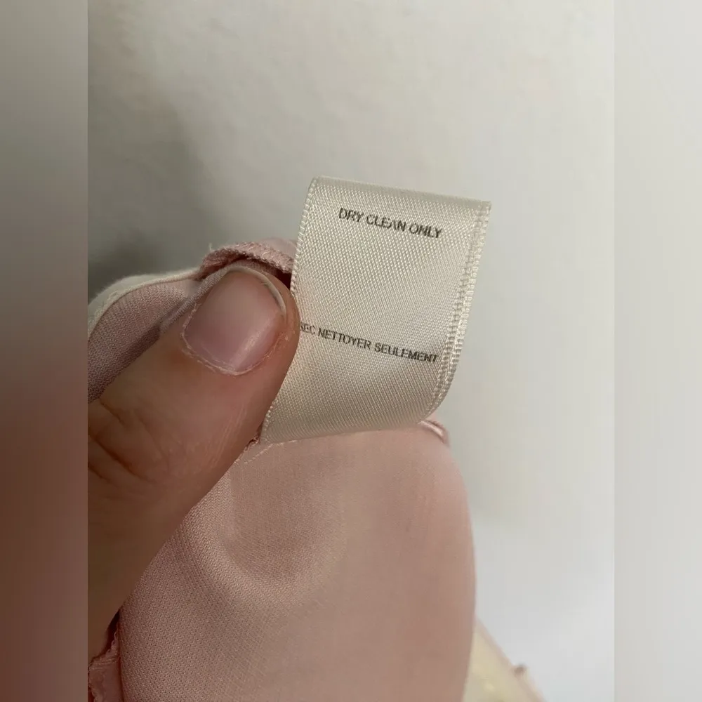 Rebecca Taylor pastel pink pleated suiting pants size 6 - Image 5