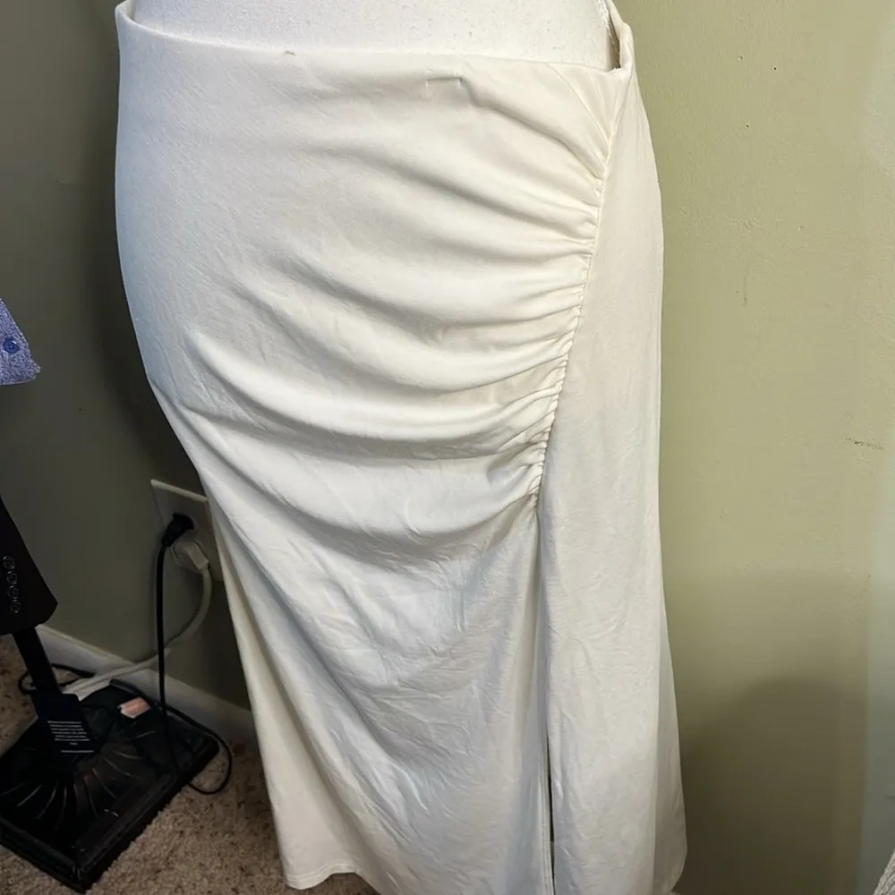 Artizia wildfred vespa skirt ruched midi skirt with a thigh slit - Image 7