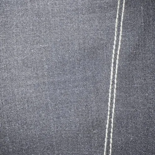 POLECI Dark Charcoal Gray Contrast‎ Stitching Wool Blend Belled Sleeve Jacket 4 - Image 8