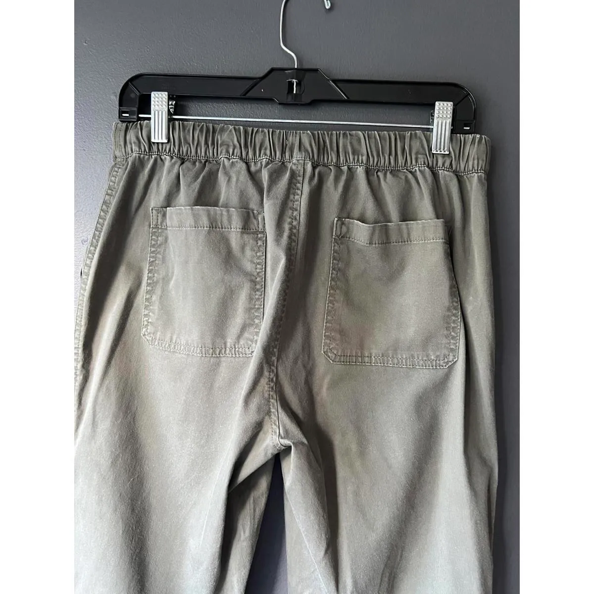 Lou Grey Women's Casual Drawstring Pants in Olive Green - Image 7