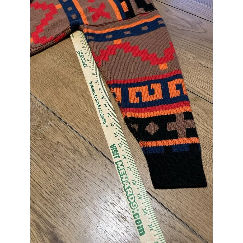 Sweater Bazaar Women’s Vintage 90’s Aztec Sweater Made In‎ USA Size Large - Image 9