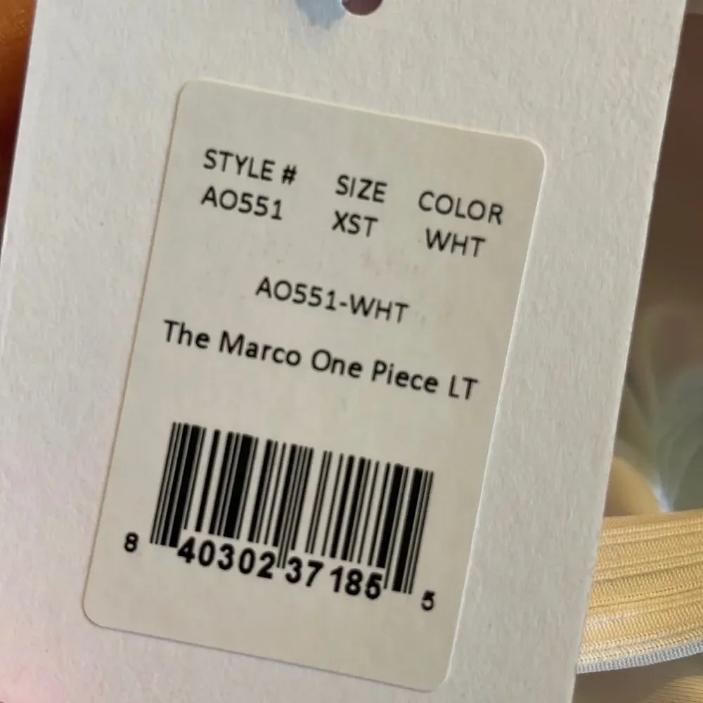 Andie The Marco One Piece LT‎ Rib Swimsuit White Size XS Tall NWT - Image 6