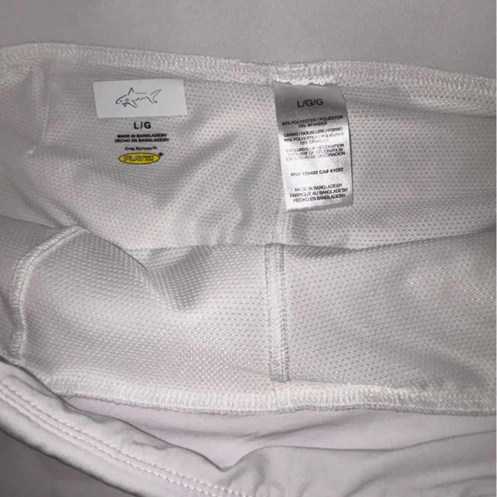 Greg Norman women’s golf skort size large white stretchy - Image 5