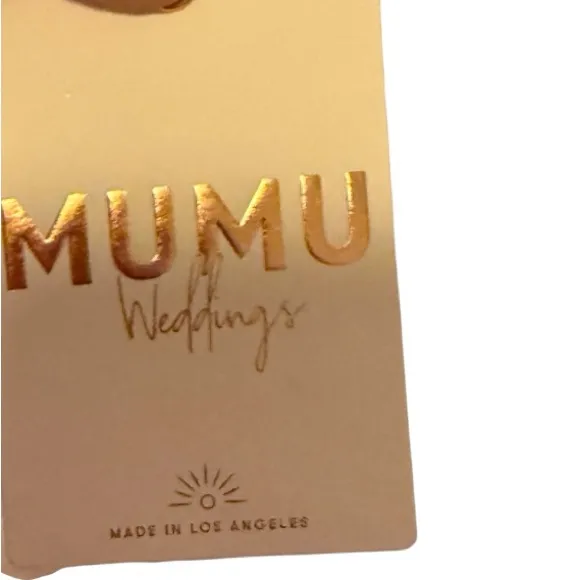 Show‎ Me Your MuMu Weddings Goodshaw Goddess White Dress nwt - Image 11