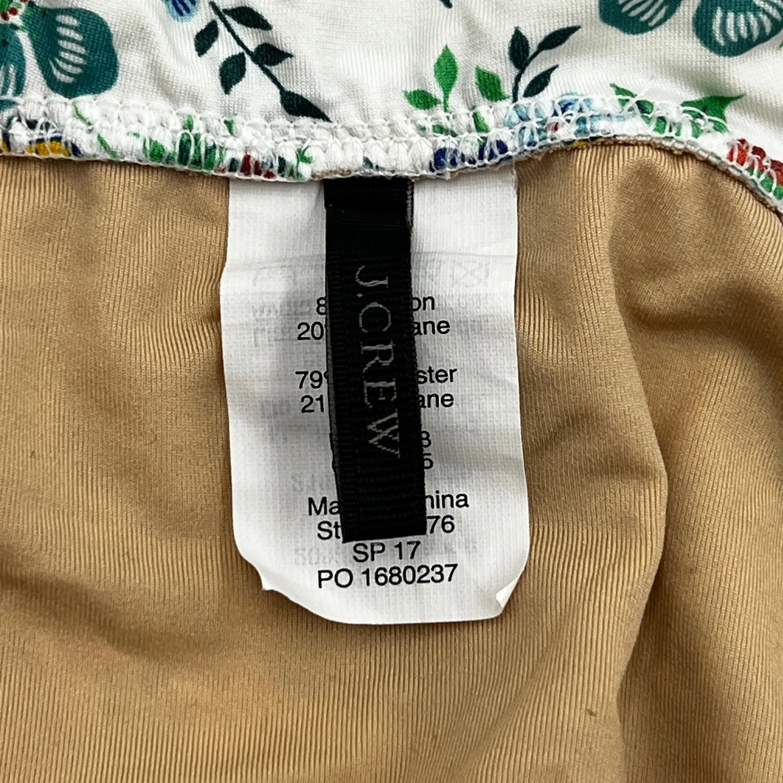 J. Crew Ruffle Hipster Bikini Bottom in Liberty Edenham Floral Print G1176 - Image 3