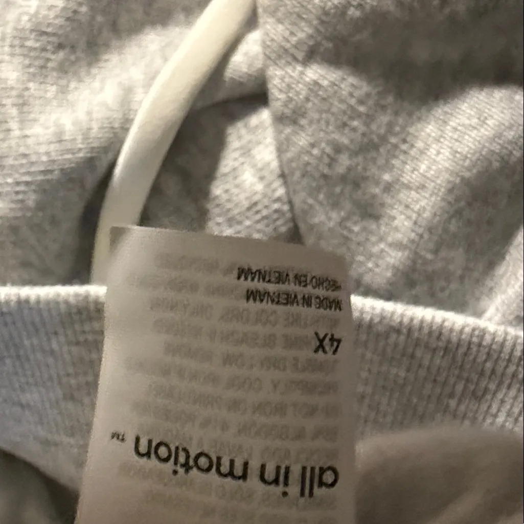 All in Motion Gray Jogger Sweatpants size 4Xl - Image 3