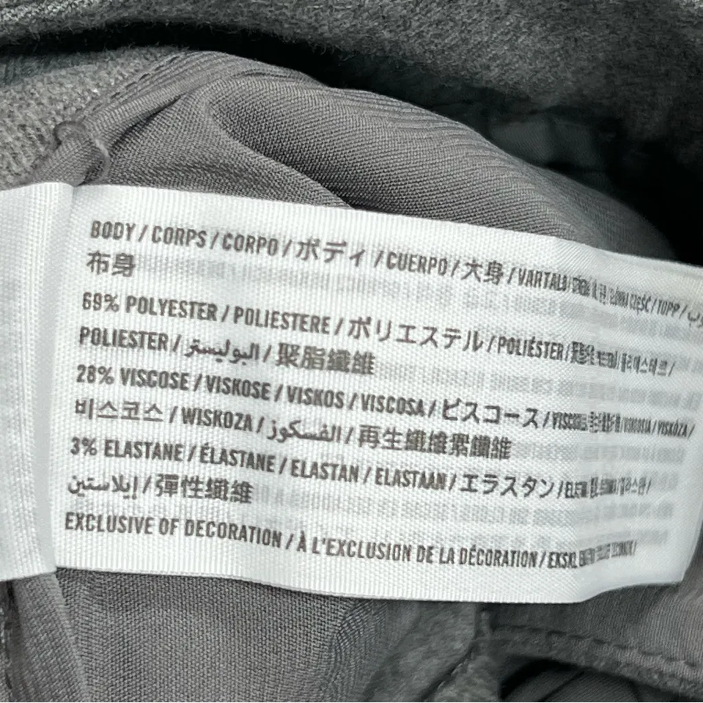 Abercrombie & Fitch xl tailored pleated Gray wide leg pants - Image 3