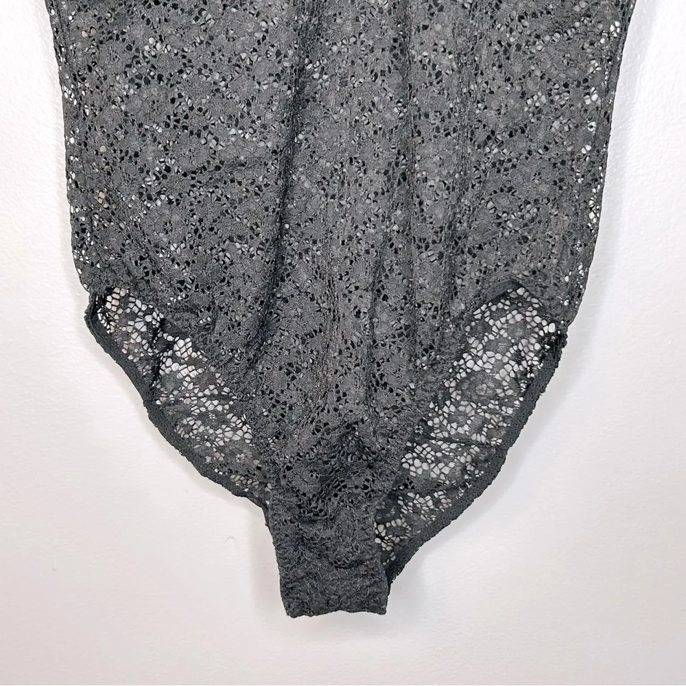 Victoria’s Secret Black Lace Bodysuit Size XS - Image 4