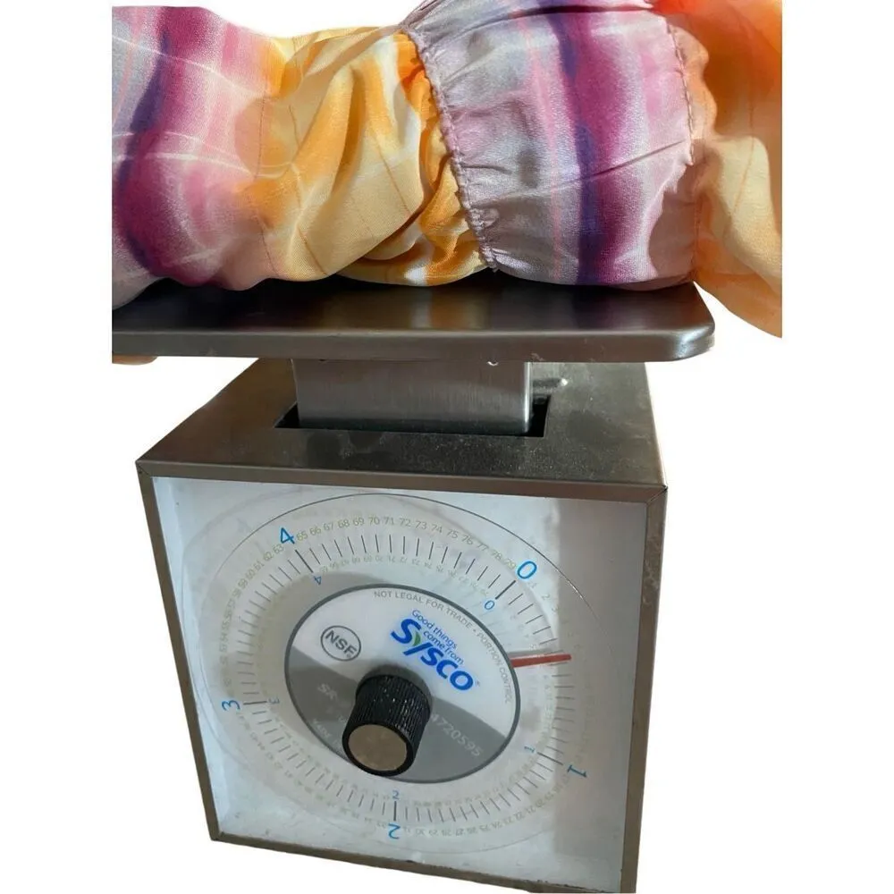 Future Collective Ruffle Trim Flowy Shorts Sz XL Coastal Beach Everyday Formal Orange - Image 11