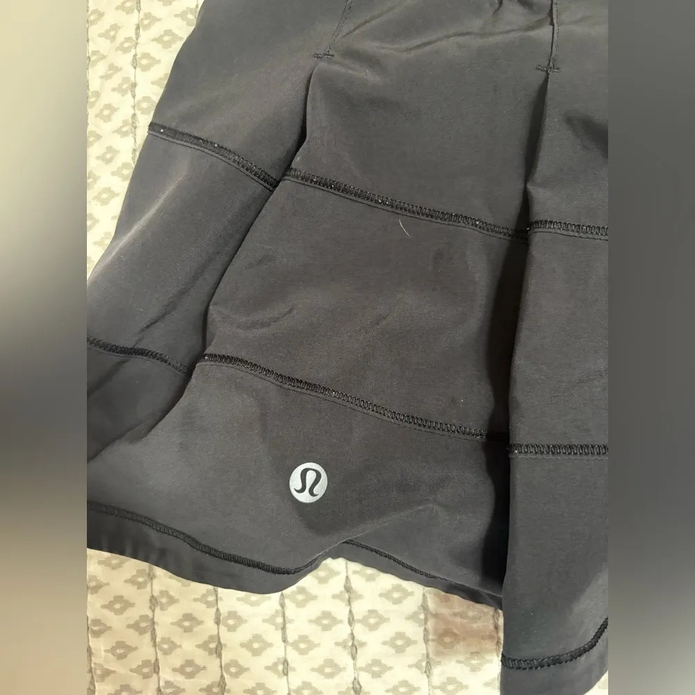 Lululemon Pace Rival Black Athletic Skort Size 8 EUC - Image 5