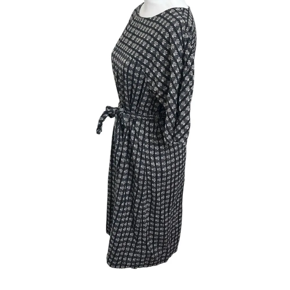Ace & Jig Belted Midi Dress Women’s Size Small Black White Cotton Lightweight - Image 5