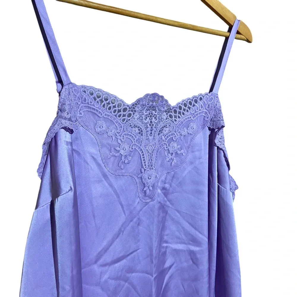 Torrid Sophie Satin Lace Trim Cami Purple 2‎ 2X #G05002 - Image 7