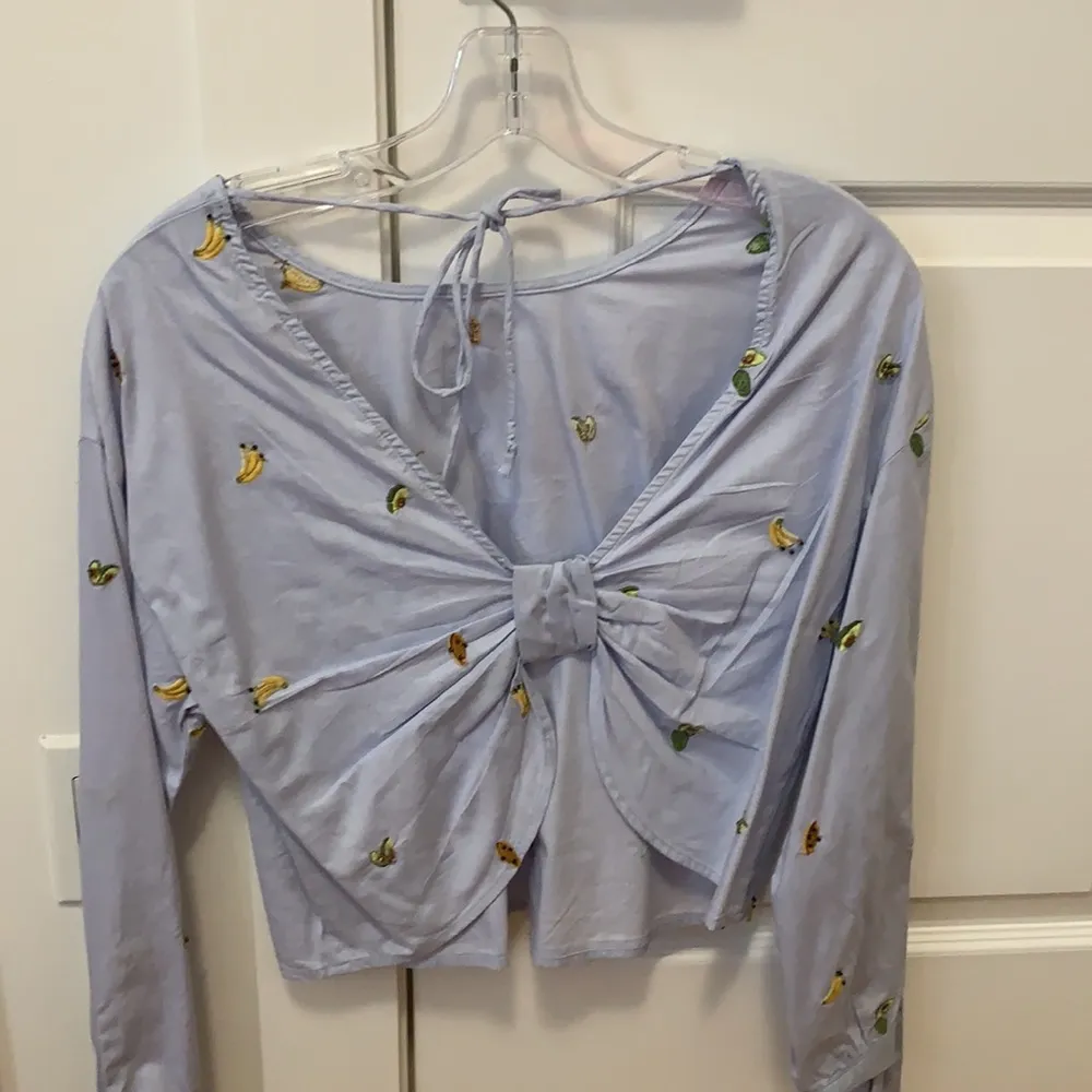 Zara Fruit Embroidered Top - Image 3