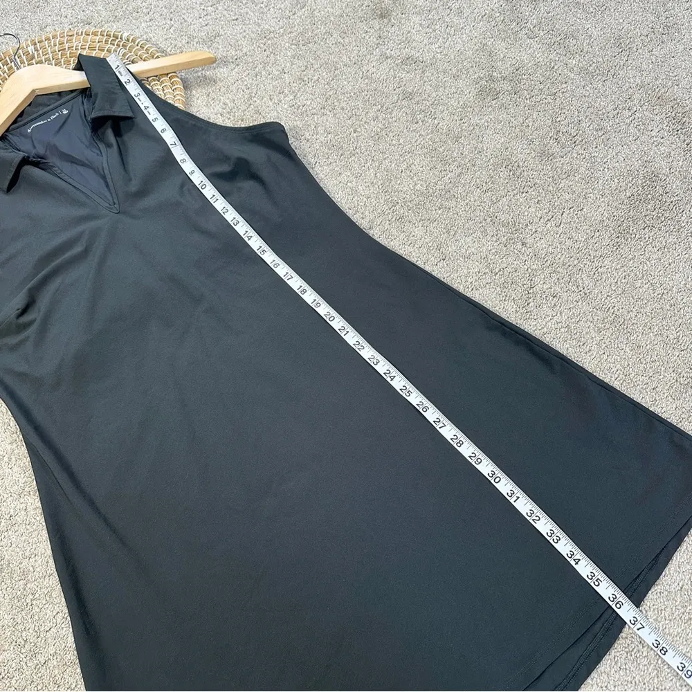 Abercrombie & Fitch Women’s Traveler Polo Dress Sleeveless Tennis Golf Black LT - Image 13