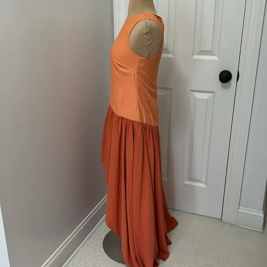 Anthropologie Hutch Liz Sleeveless Hi Low Colorblock Dress - Image 7