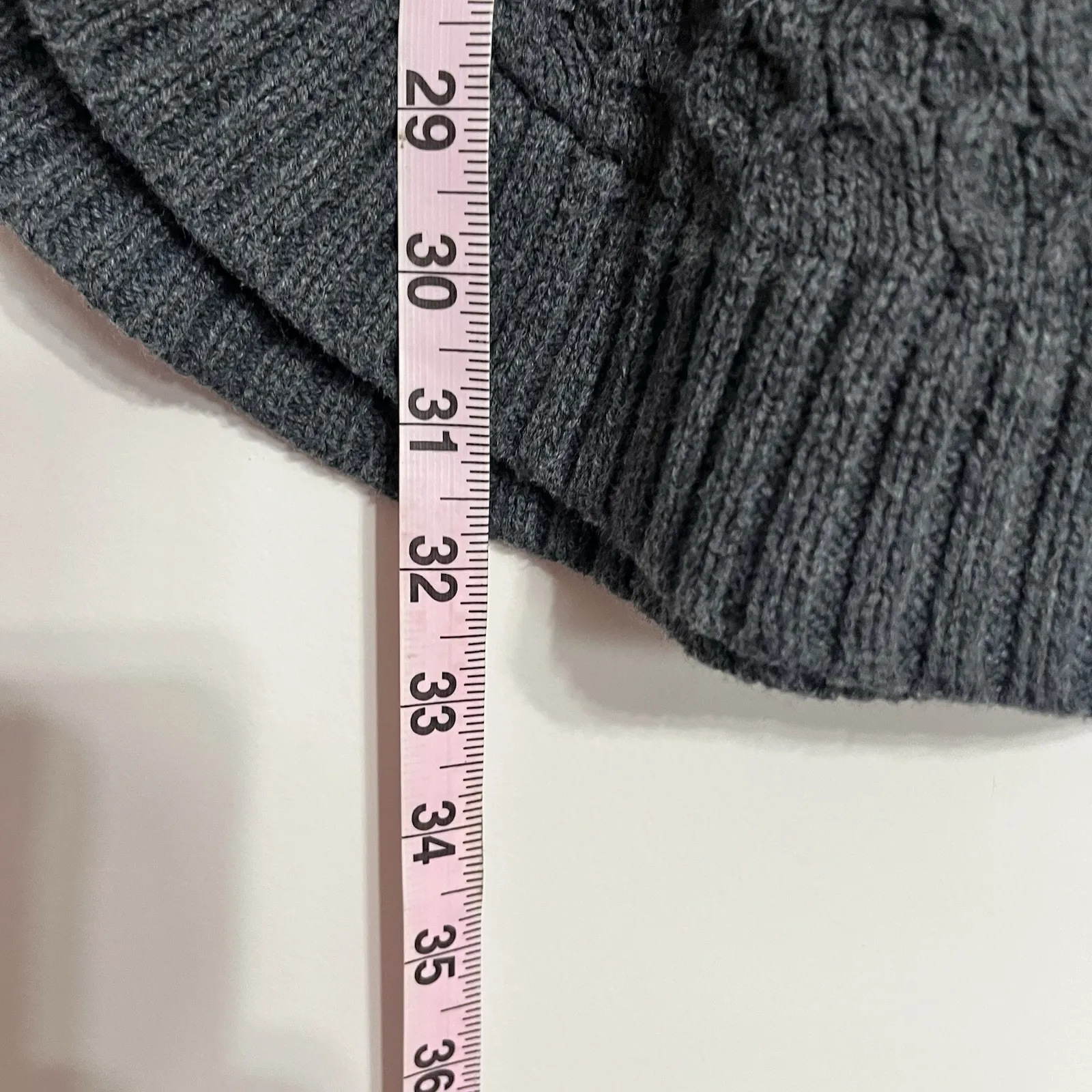 Motherhood Maternity Gray Cowl Neck Sweater Dress Or Long Sweater Size Small - Image 5