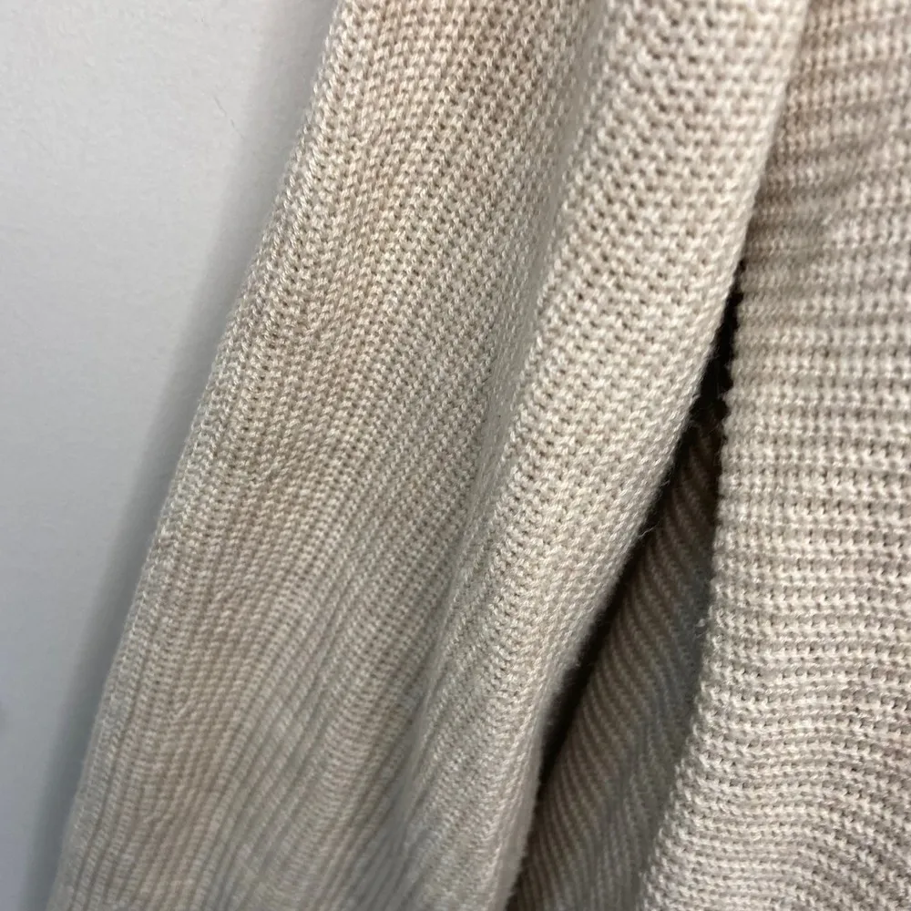 J Jill Heather Oatmeal Knit Wearever Textured Dolman Sleeve Sweater Size Small - Image 8