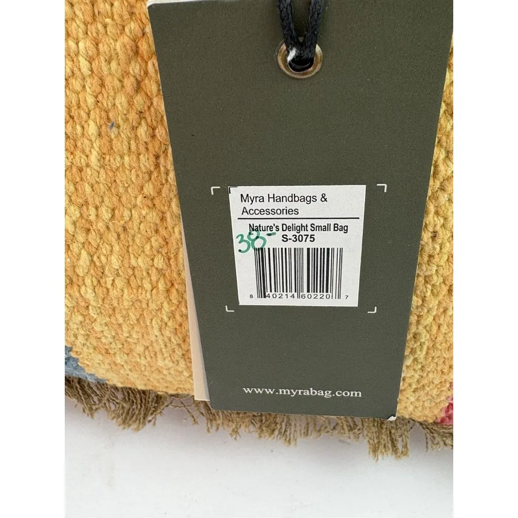 New Myra Bag Natures Delight Natural Southwestern Casual Fabric Cowgirl Festival Brown - Image 11