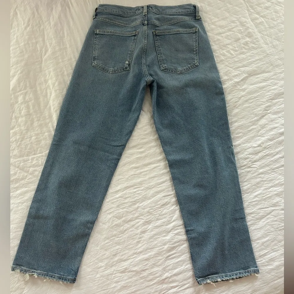 Agolde Kye Mid Rise Straight Crop Jean - Image 2